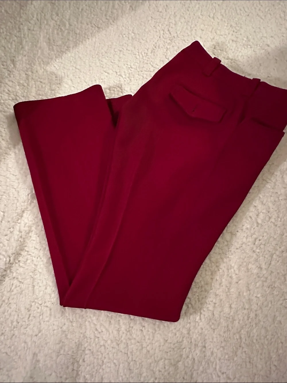 Vintage Montgomery Ward Red Flared Pants